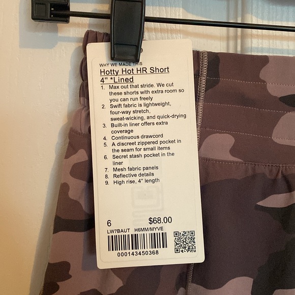 Lululemon Hotty Hot HR short 4” Lined size 6 - Picture 3 of 4